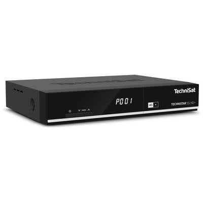 TechniSat TECHNISTAR S5 HD+ - HDTV Satelliten-Receiver (DVB-S/2,  Aufnahmefunktion, HDMI, LAN, 6 Monate HD+) schwarz
