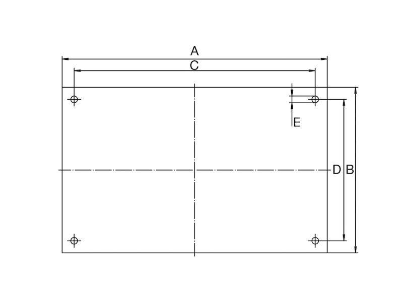BOPLA Frontplatte für RegloCard-Plus ALU-1