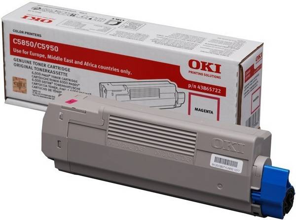 OKI - Magenta - Original - Tonerpatrone - für OKI MC560dn, MC560n