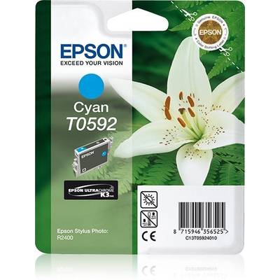 Original Epson C13T05924010 / T0592 Druckerpatrone Cyan 520 Seiten