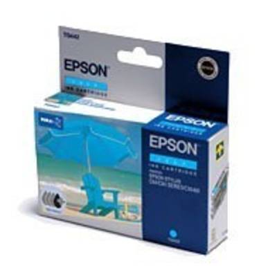 Original Epson C13T04424010 / T0442 Druckerpatrone Cyan 420 Seiten