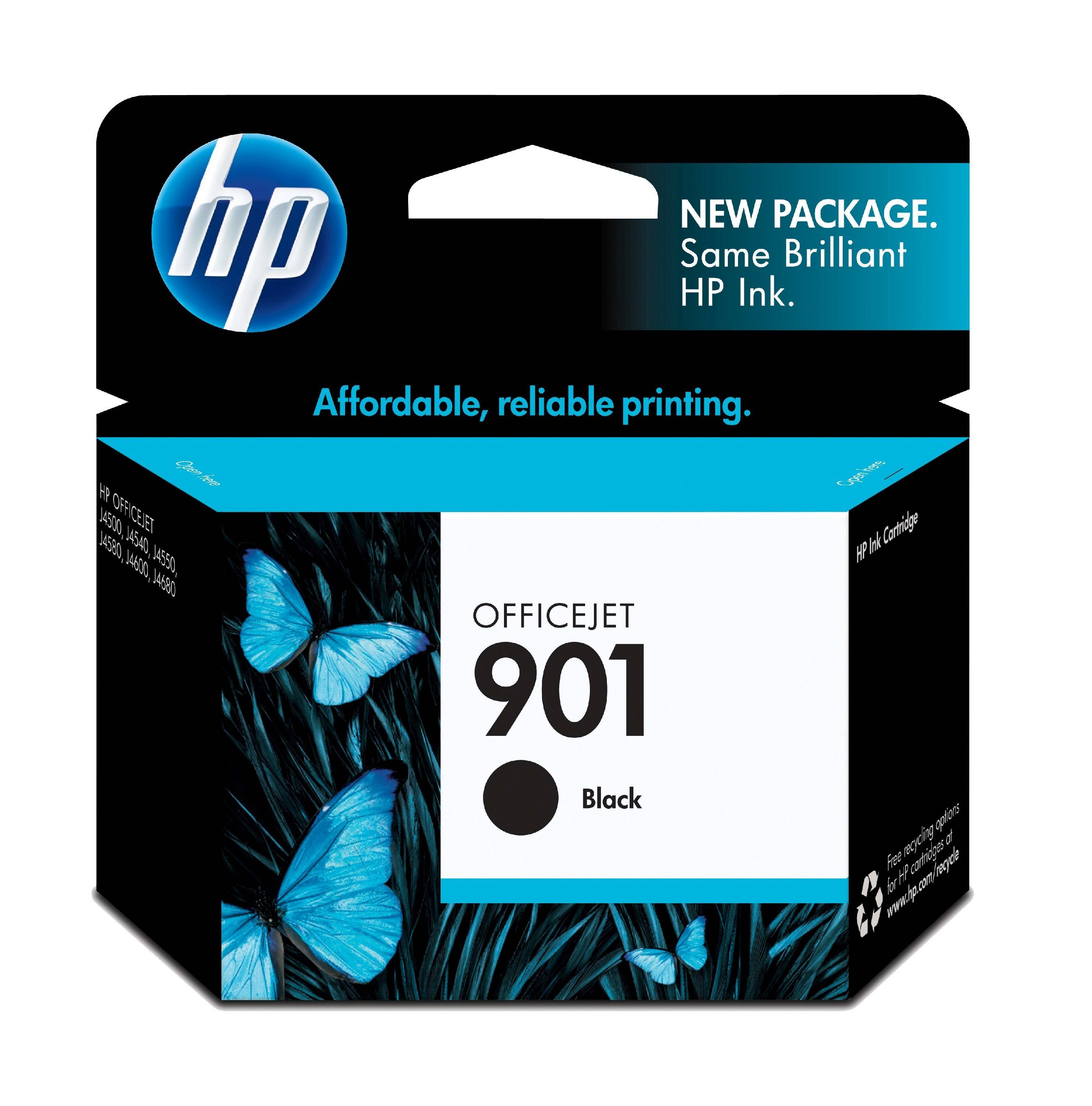 Original HP CC653AE / 901 Druckerpatrone Schwarz 200 Seiten
