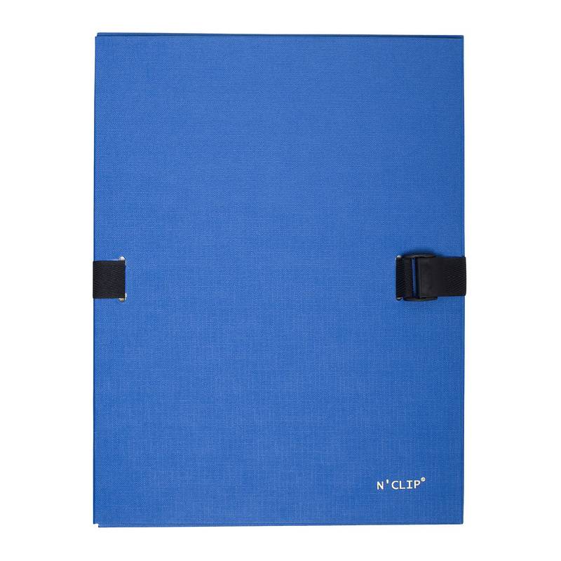 EXACOMPTA Dokumentenmappe N'CLIP, DIN A4, blau-0