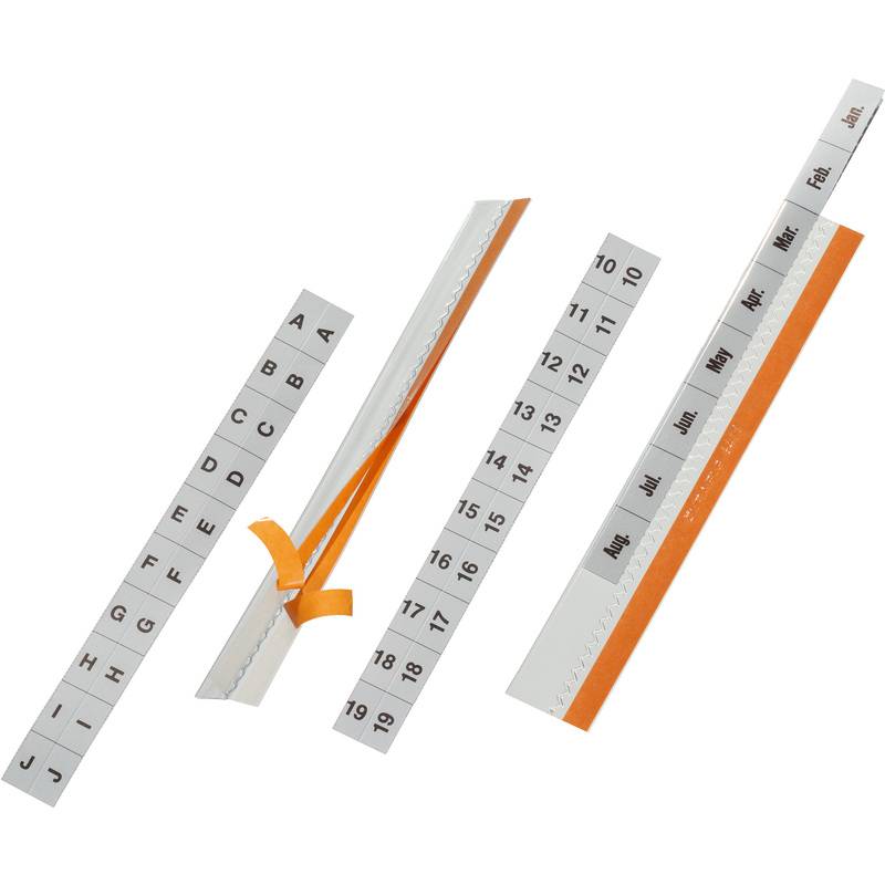 DURABLE Vollsicht-Reiter TABFIX, transparent, 3-zeilig-0