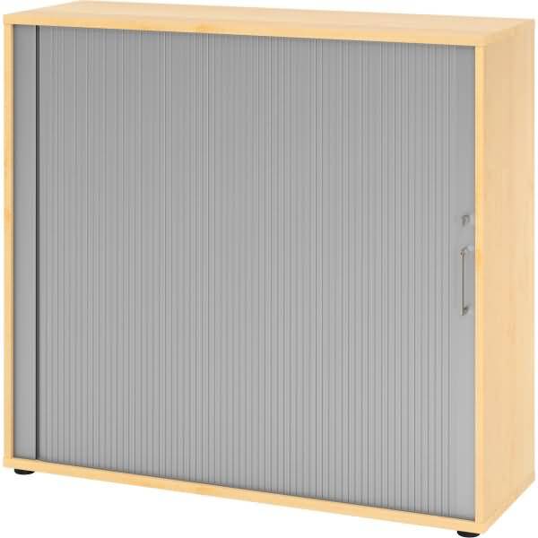 Rollladenschrank 3OH BxTxH 120x40x110cm Griff BS Ahorn/Silber-0
