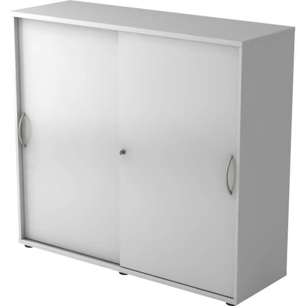 Schiebetürenschrank Serie 9 3OH BxTxH 120x40x110cm Griff BM Grau/Grau-0