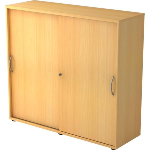 Schiebetürenschrank Serie 9 3OH BxTxH 120x40x110cm Griff BM Buche/Buche
