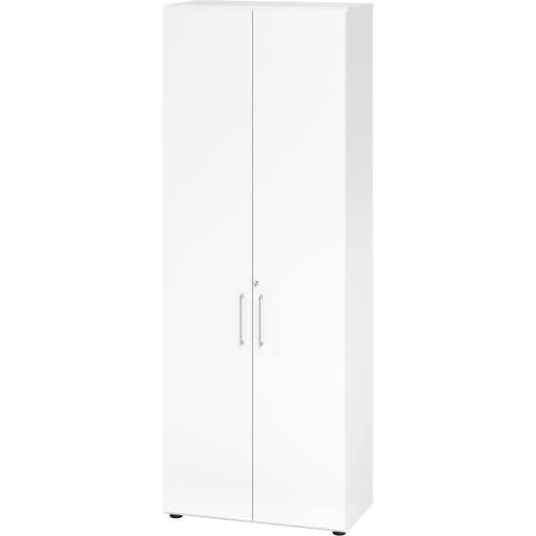Schrank 6OH BxTxH 80x42x215,6cm Griff BS Weiß