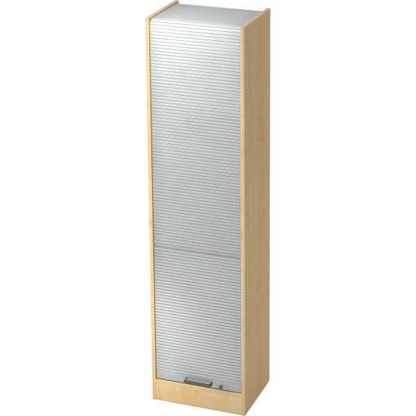 Rollladenschrank Solid 5OH BxTxH 50x40x200,4cm Griff SG Ahorn/Silber-0