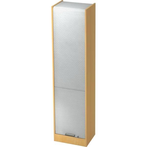 Rollladenschrank Solid 5OH BxTxH 50x40x200,4cm Griff SG Buche/Silber