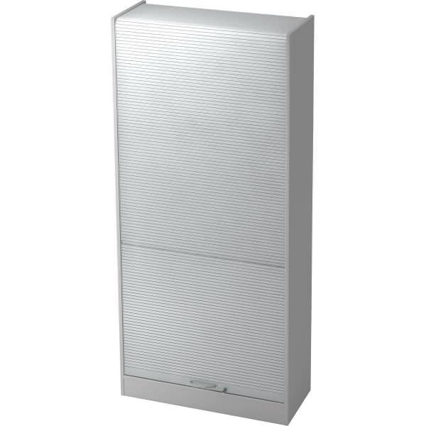Rollladenschrank Solid 5OH BxTxH 90x40x200,4cm Griff BM Grau/Silber