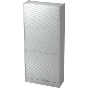 Rollladenschrank Solid 5OH BxTxH 90x40x200,4cm Griff BM Grau/Silber