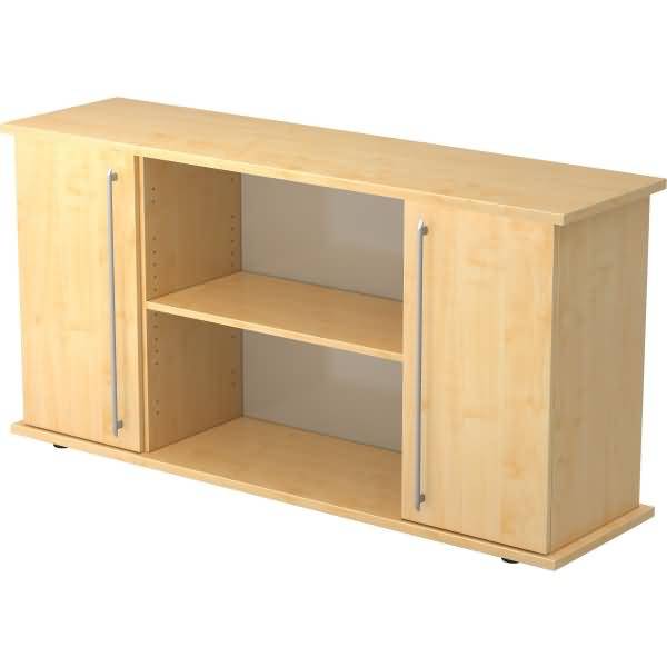 Sideboard SB 2OH 2 Türen BxTxH 166,1x44,8x84cm Griff RE Ahorn/Ahorn-0