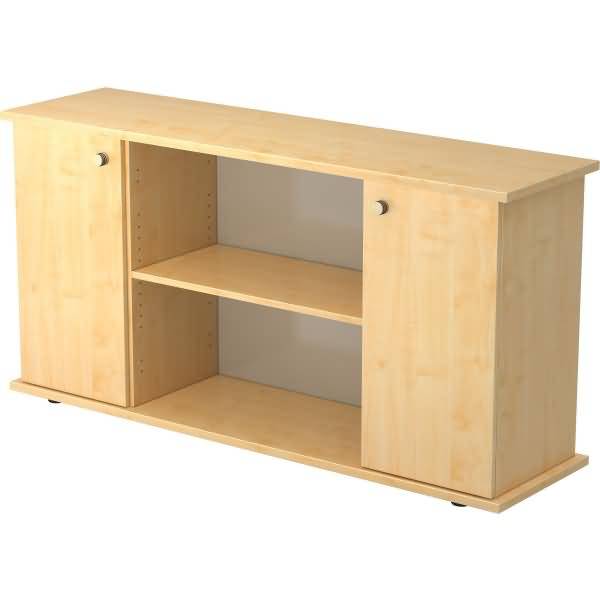 Sideboard SB 2OH 2 Türen BxTxH 166,1x44,8x84cm Griff SG Ahorn/Ahorn-0