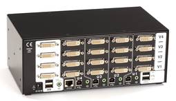 KVM-Switch für DVI-I, VGA, USB und Audio