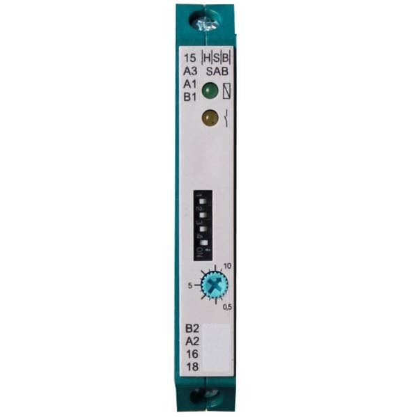 SAB Zeitrelais, abfallverzögert, 1 Wechsler, 24V DC/AC und 230V AC