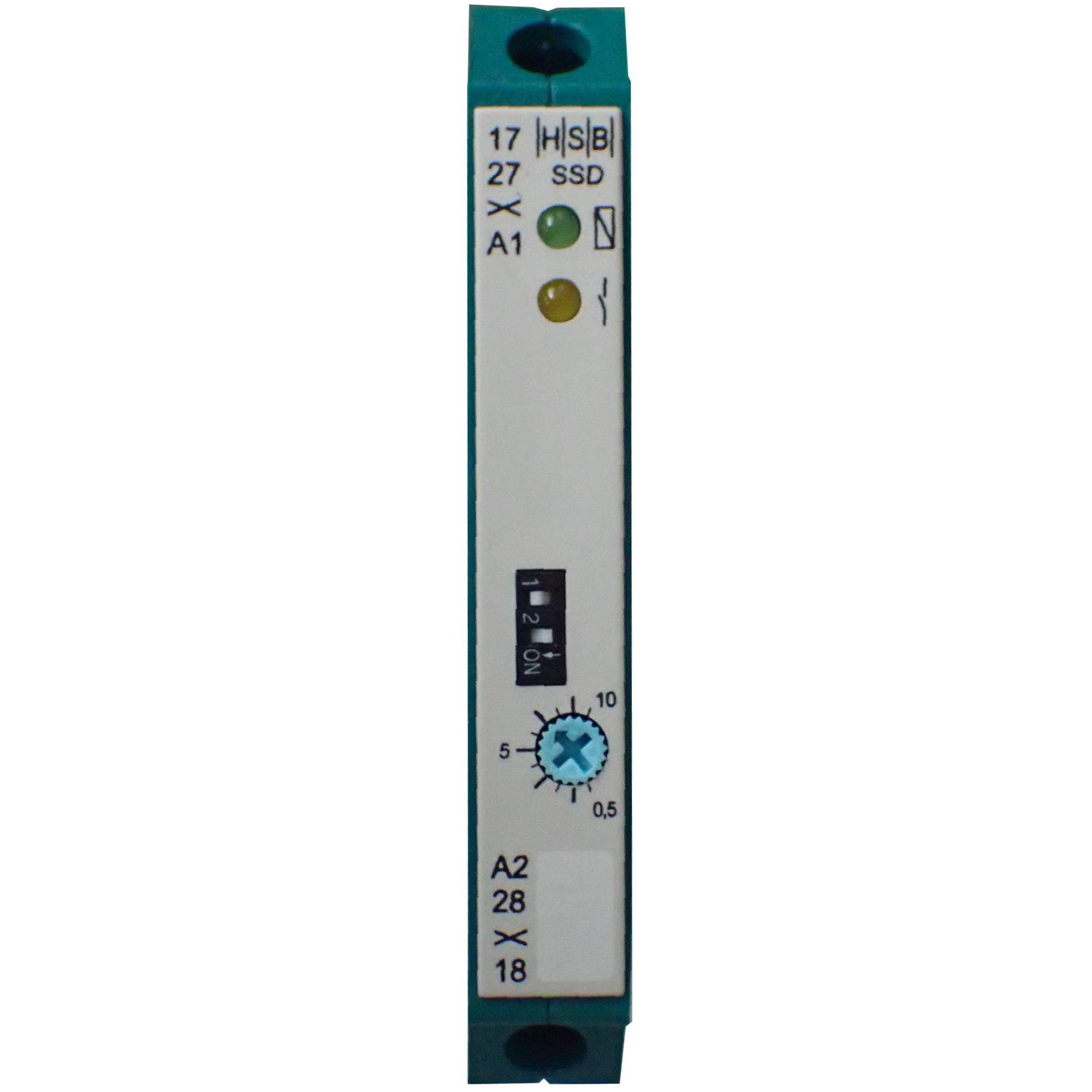 SSD Zeitrelais, Stern-Dreieck-Relais, 2 Wechsler, 24V DC/AC-0