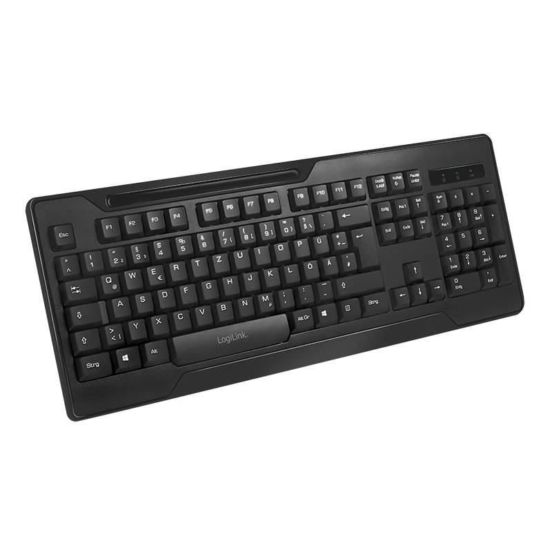 LogiLink Funk - Tastatur-und-Maus-Set - kabellos2.4 GHz-1