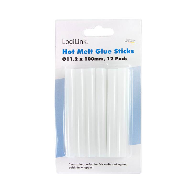 LogiLink Heißklebestifte Ø11,2 mm, 12 Stück, passend für WZ0051-2