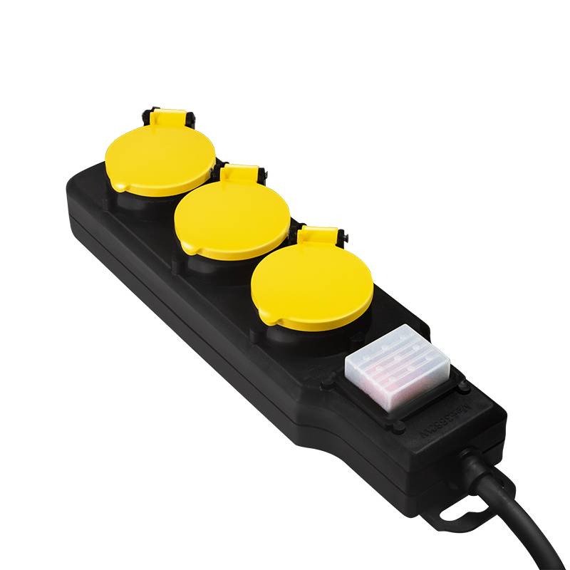 LogiLink Outdoor-Steckdosenleiste, 3-fach, schwarz, IP44-2