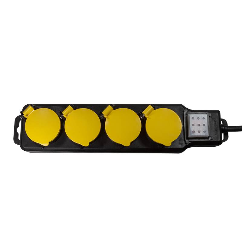 LogiLink Outdoor-Steckdosenleiste, 4-fach, schwarz, IP44-1