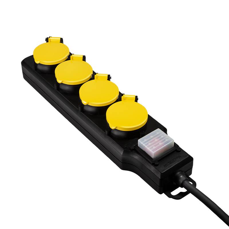LogiLink Outdoor-Steckdosenleiste, 4-fach, schwarz, IP44-2