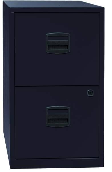 Hängeregistraturschrank PFA 2 Schübe schwarz. Bisley GmbH 18033749-1
