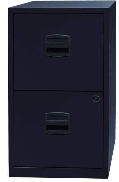 Hängeregistraturschrank PFA 2 Schübe schwarz. Bisley GmbH 18033749-2
