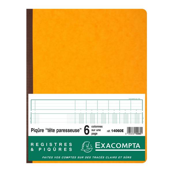 EXACOMPTA Spaltenbuch 320 x 250 mm, 6 Spalten je Seite