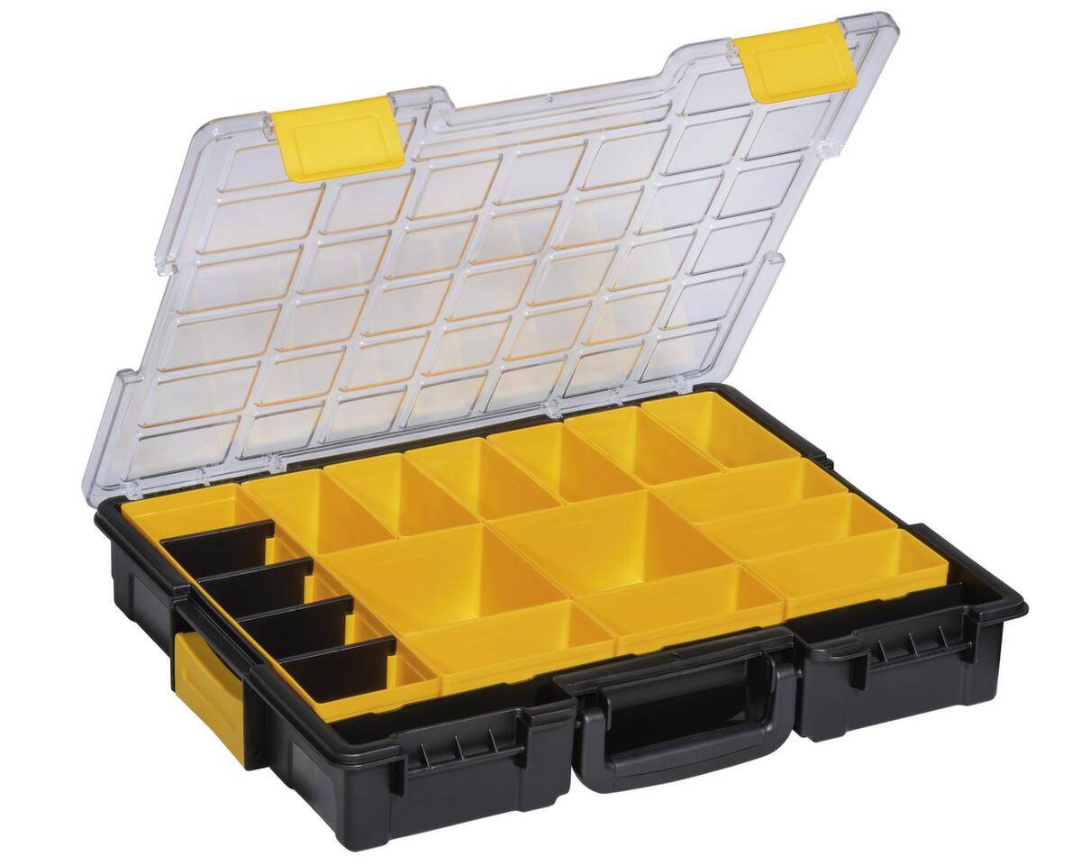 Kleinteilekoffer Typ 4,HxBxT 76x440x335mm,Kunststoff,Koffer schwarz-0