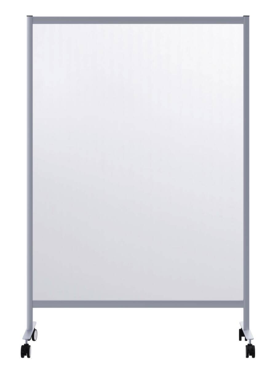 Hygieneschutzwand,Einzelfeld,PMMA,Gestell Alu/Stahl silber,HxBxT 1800x1200x390mm-0