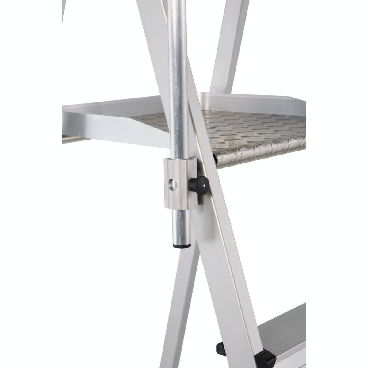 Plattformleiter,Podest HxBxT 1490x400x400mm,6 Stufe(n),Alu,Handlauf klappbar-1