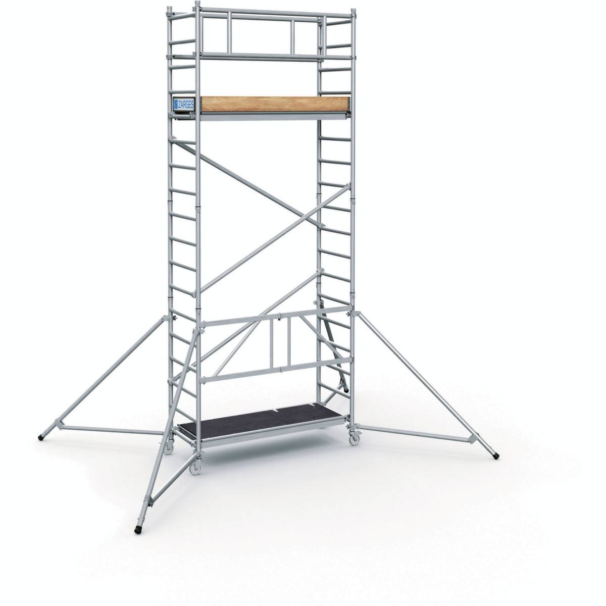 Klappgerüst,Bühne BxT 1800x720mm,Gerüst H 3,55m,Alu-0