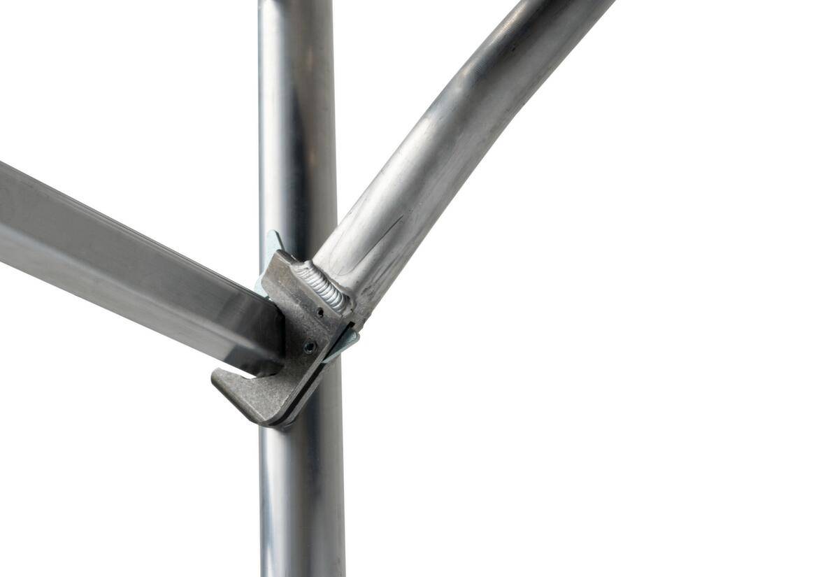 Fahrgerüst,Arbeits H 10,4m,Gerüst H 9,5m,Bühne BxT 2500x750mm,Alu-4