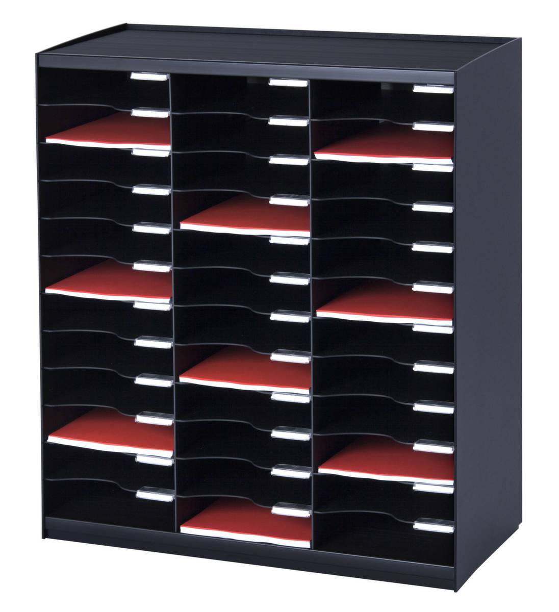 Sortierstation,f. DIN A4,HxBxT 791x674x308mm,Polystyrol,schwarz-0
