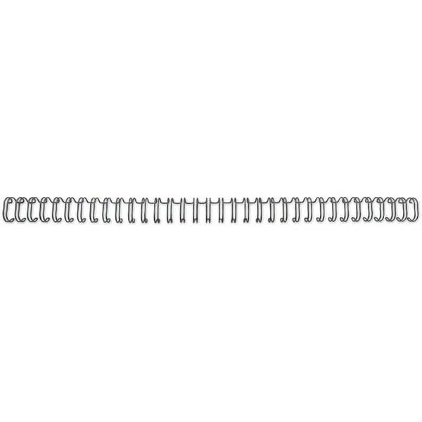 GBC Drahtbinderücken WireBind, A4, 34 Ringe, 11 mm, schwarz