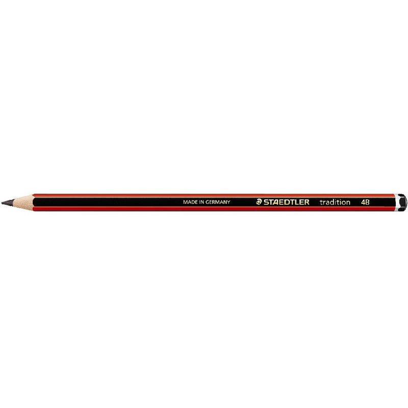 Bleistift tradition 4B schwarz-rot-0
