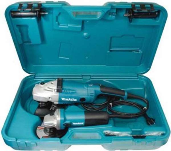Makita Combo-Kit DK0054G, Netzbetrieb, inkl. 9558HNR, GA9020RF, mit Koffer