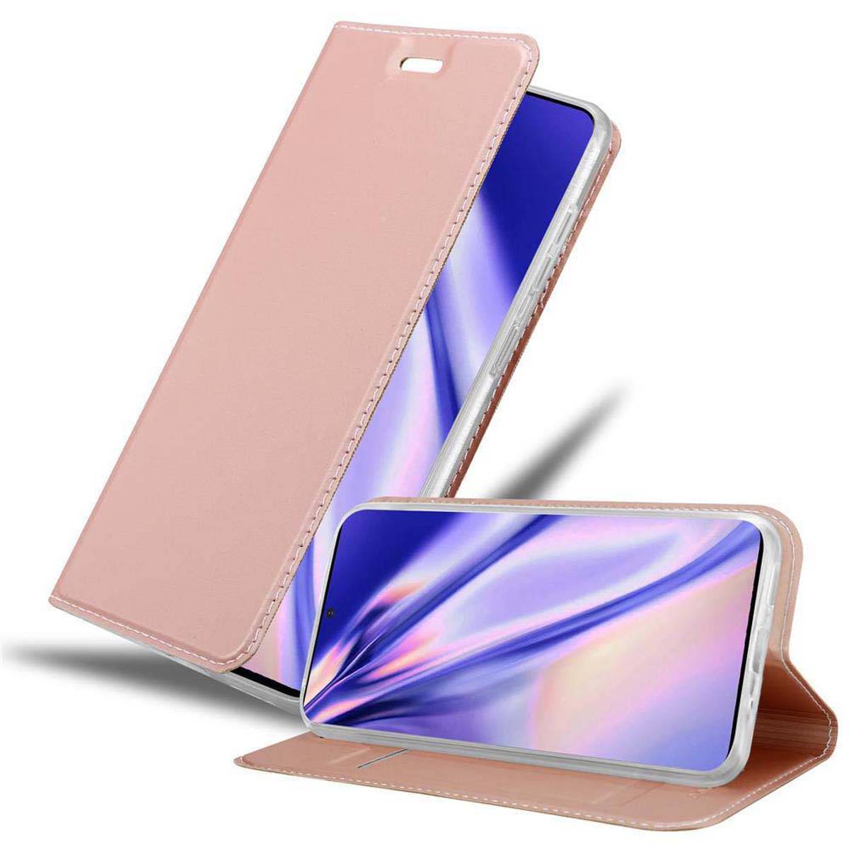 Cadorabo Handyhülle für Samsung Galaxy S20 Schutz Hülle in Rosa Cover Etui Book Case Booklet-0