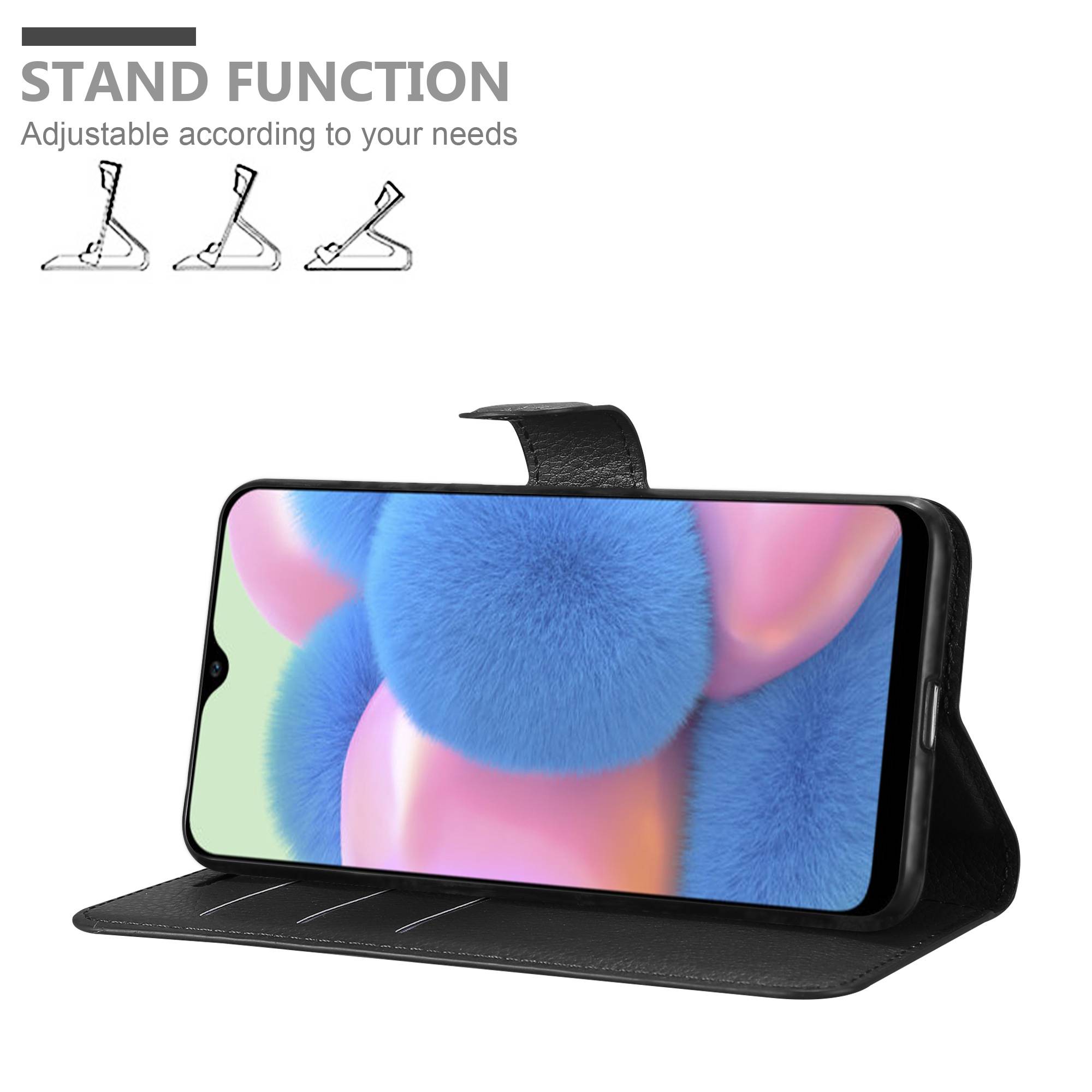 Cadorabo Hülle für Samsung Galaxy A50 4G / A50s / A30s Schutz Hülle in Schwarz Handyhülle Etui Case Cover-1