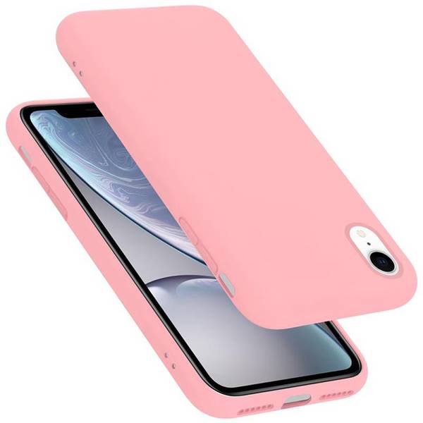 Cadorabo Schutzhülle für Apple iPhone XR Hülle in Rosa Handyhülle Case Cover TPU Etui