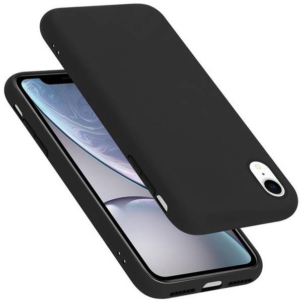 Cadorabo Schutzhülle für Apple iPhone XR Hülle in Schwarz Handyhülle Case Cover TPU Etui