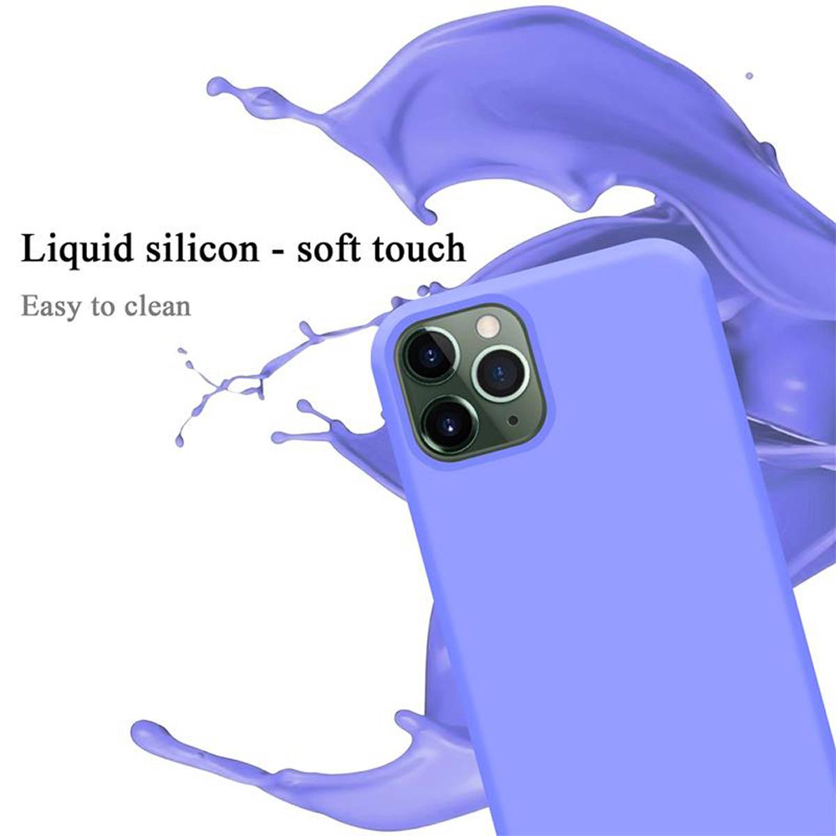 Cadorabo Schutzhülle für Apple iPhone 11 PRO MAX Hülle in Lila Handyhülle Case Cover TPU Etui-1