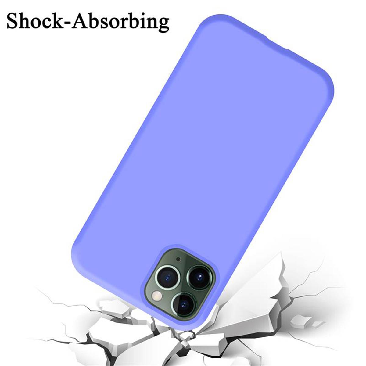Cadorabo Schutzhülle für Apple iPhone 11 PRO MAX Hülle in Lila Handyhülle Case Cover TPU Etui-2