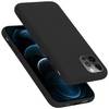 Cadorabo Schutzhülle für Apple iPhone 12 / 12 PRO Hülle in Schwarz Handyhülle Case Cover TPU Etui