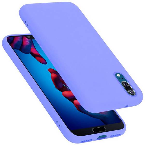 Cadorabo Schutzhülle für Huawei P20 Hülle in Lila Handyhülle Case Cover TPU Etui