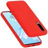 Cadorabo Schutzhülle für Huawei P30 Hülle in Rot Handyhülle Case Cover TPU Etui