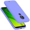 Cadorabo Schutzhülle für Motorola MOTO G7 Power Hülle in Rot Handyhülle Case Cover TPU Etui
