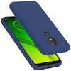 Cadorabo Schutzhülle für Motorola MOTO G7 Power Hülle in Rot Handyhülle Case Cover TPU Etui
