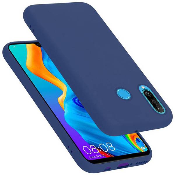 Cadorabo Schutzhülle für Huawei P30 LITE Hülle in Blau Handyhülle Case Cover TPU Etui